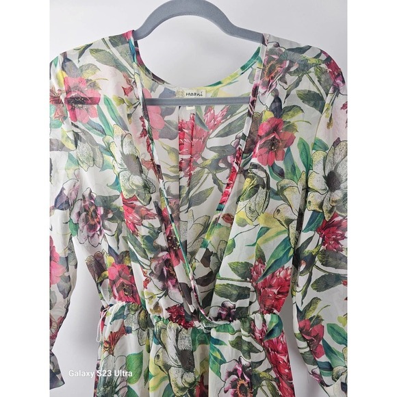Women's szM, Haani beautiful floral wrap dress - Picture 4 of 8
